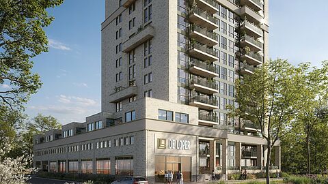Nieuwbouwproject De Loper: stadswoningen en appartementen bij het Centrumpark in Spijkenisse.