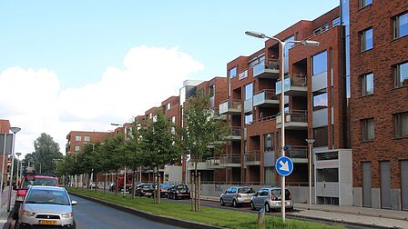 Moderne appartementen in de wijk Schiekamp-Hoogwerf in Spijkenisse