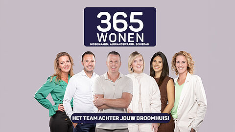 Het team van 365 Wonen.