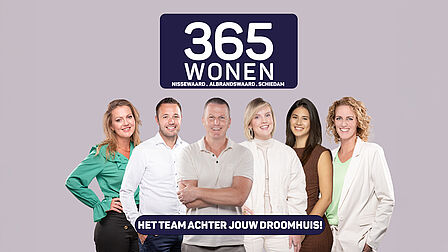 Het team van 365 Wonen.