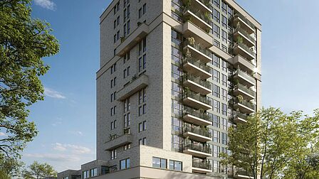 Nieuwbouwproject De Loper: stadswoningen en appartementen bij het Centrumpark in Spijkenisse.