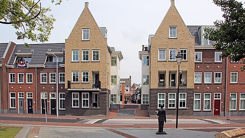 Nieuwbouw met een historische uitstraling in het centrum van Spijkenisse.