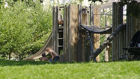 Speeltuin in de wijk De Akkers in Spijkenisse.